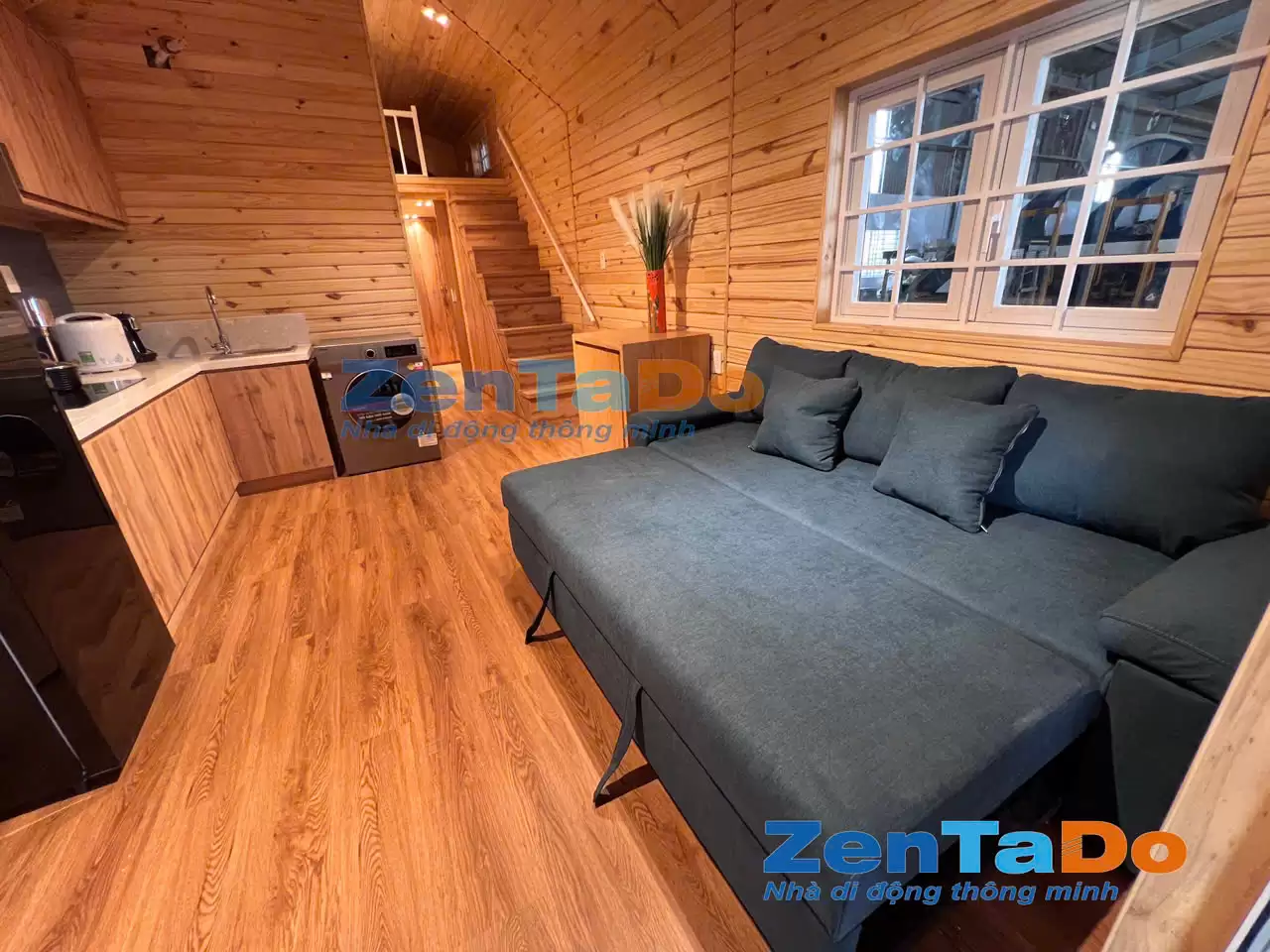 nhÀ di ĐỘng z371 phÒng ngỦ gÁc lỬng